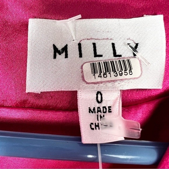 MILLY Stella Satin Dress size 0 - Picture 9 of 12